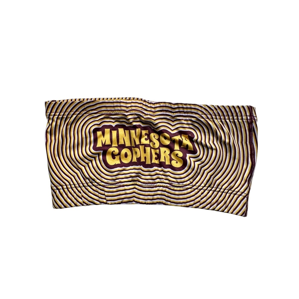 MN Gophers Tube Top Maroon Gold‎ Psychedelic Ripple University of Minnesota